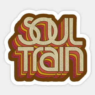 Soul Train - Vintage Sticker